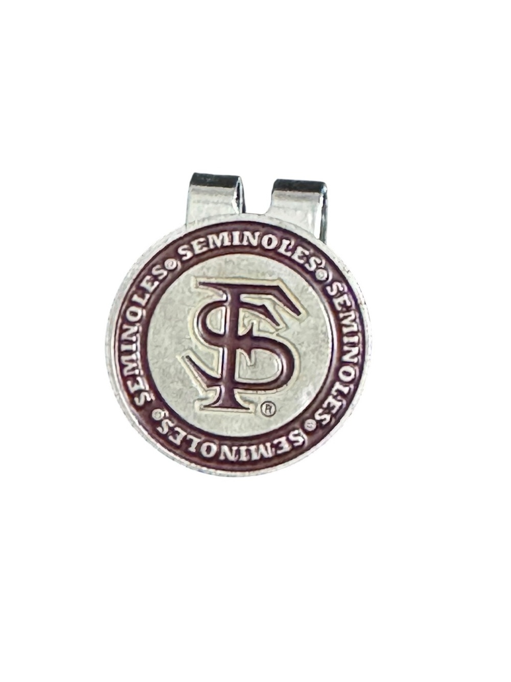 Florida State Seminoles FSU Magnetic Golf Ball Marker Hat Clip NCAA